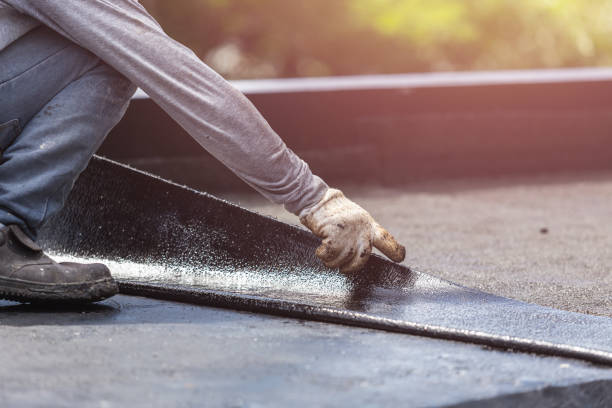 Professional Interior Drainage System technician working in Rome City, IN